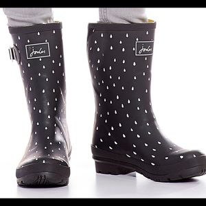 Joules Raindrop Mid-Calf Wellies